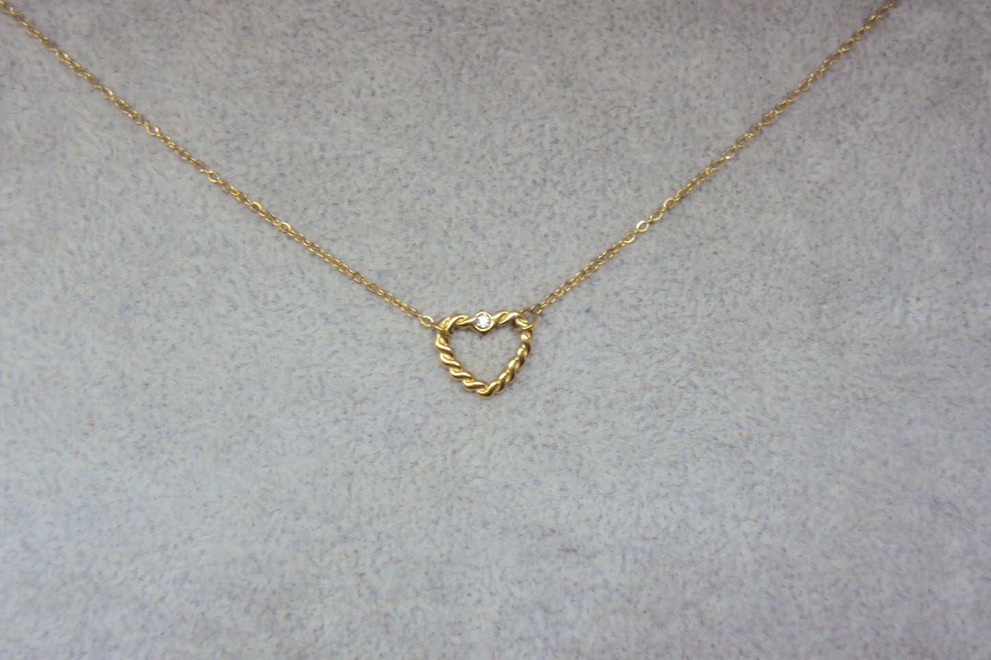 Collier Sixtine Cœur torsadé