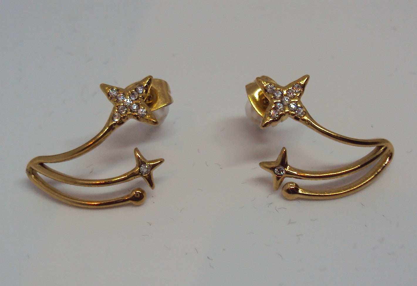 Boucles d'oreilles Sixtine étoile filante