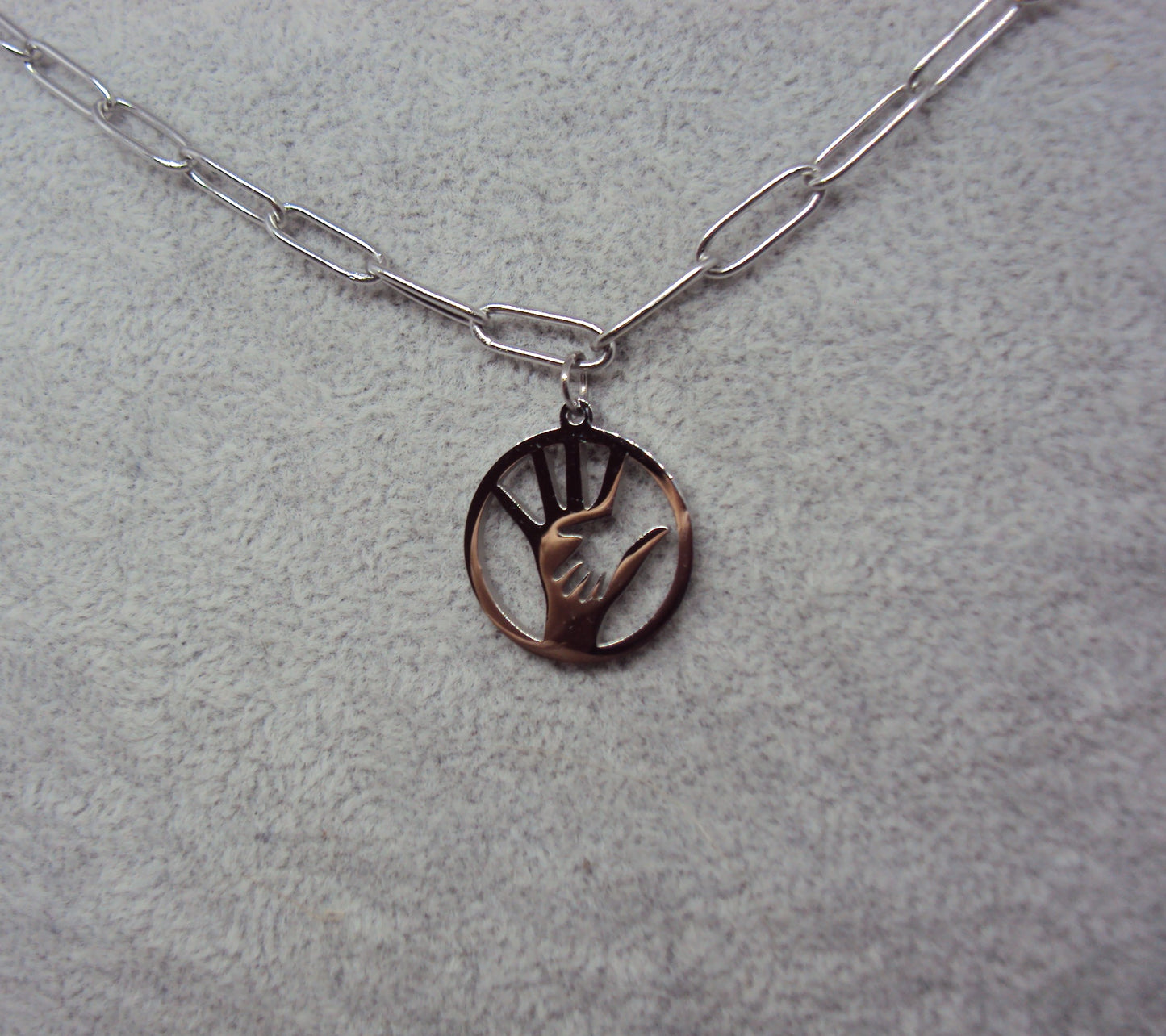 Collier Sixtine double mains