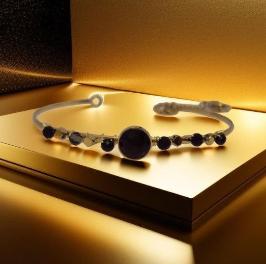 Lucile Bracelet jonc ou manchette dorée