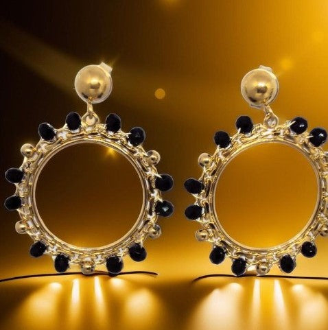 Lucile Boucles d'oreille dorées