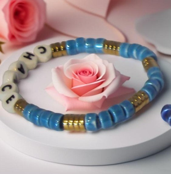 Heishi Bracelet mixte céramique
