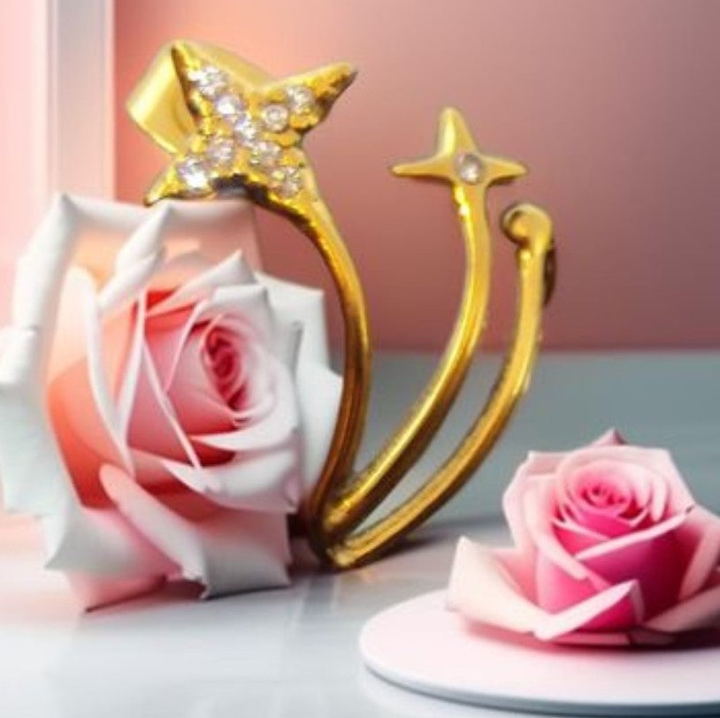 Boucles d'oreilles Sixtine étoile filante