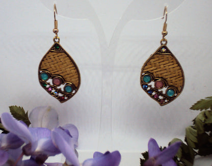 Boho Boucles d'oreilles  dorée